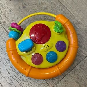 Colorful Interactive Steering Wheel Toy by Winfun- EUC